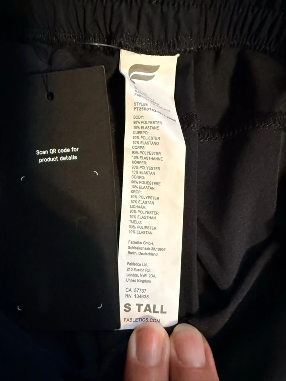 Fabletics Black Wide-Leg Cargo Pants - Picture 8 of 9
